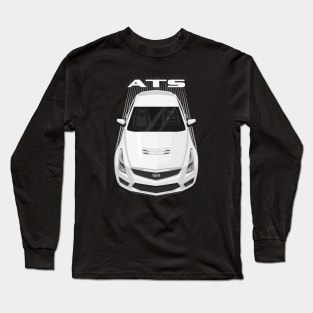 Cadillac ATS V 2016-2019 - White Long Sleeve T-Shirt